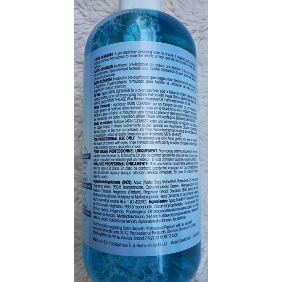 NEW Satin Smooth Skin Preparation Cleanser - Picture 5 of 16